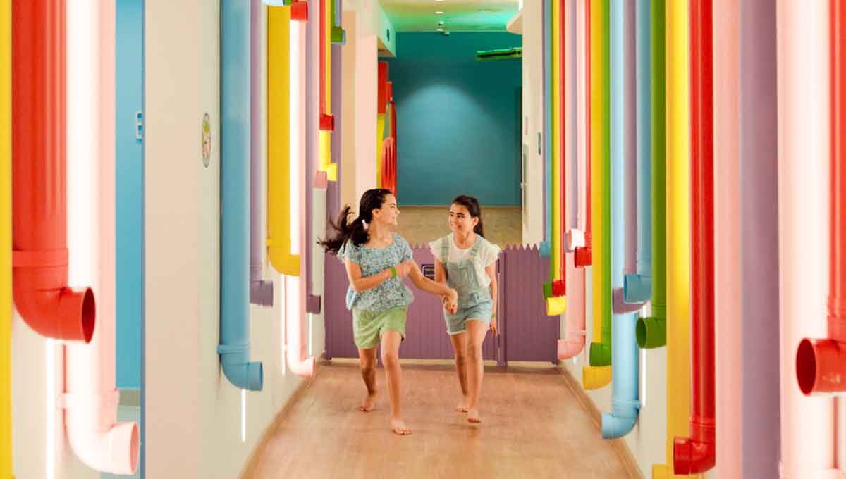 Kids playing in Hard Rock Roxity Kids Club