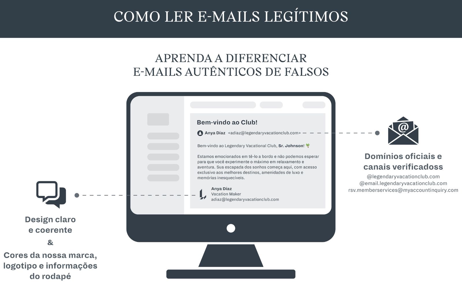 uma tela de computador com uma mensagem